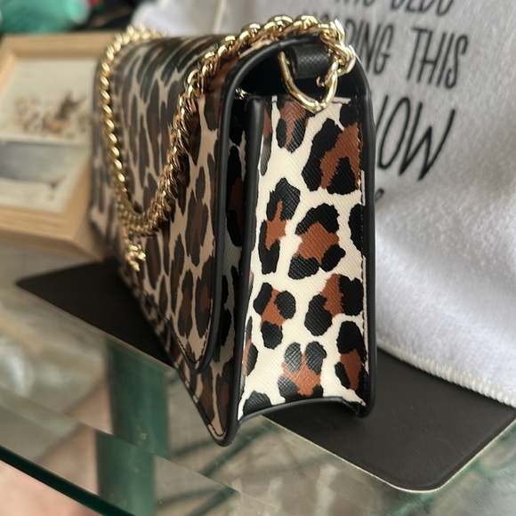 Kate Spade Madison Animal Print Small Flap Crossbody/ Clutch - Picture 9 of 10
